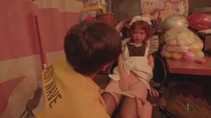 Skinny Asian Girl Pickup and talk to play with Vibrator to intense Orgasm by old Guy